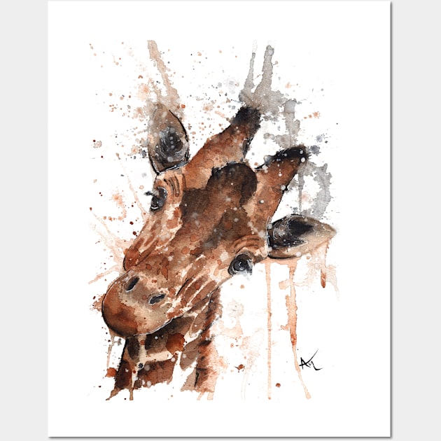 Giraffe Wall Art by Andraws Art